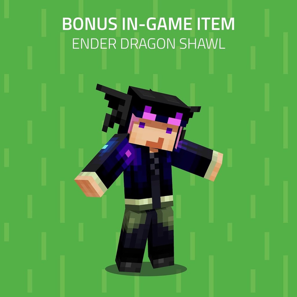 Razer BlackWidow V4 X - Mechanical Gaming Keyboard (Yellow Switch) - Minecraft Edition