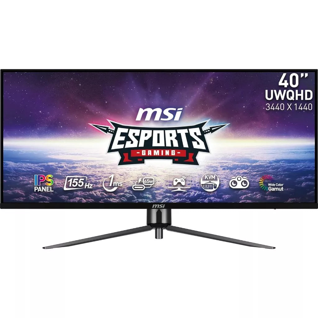 MSI MAG 401QR - 40" UWQHD IPS 155Hz 1ms Gaming Monitor