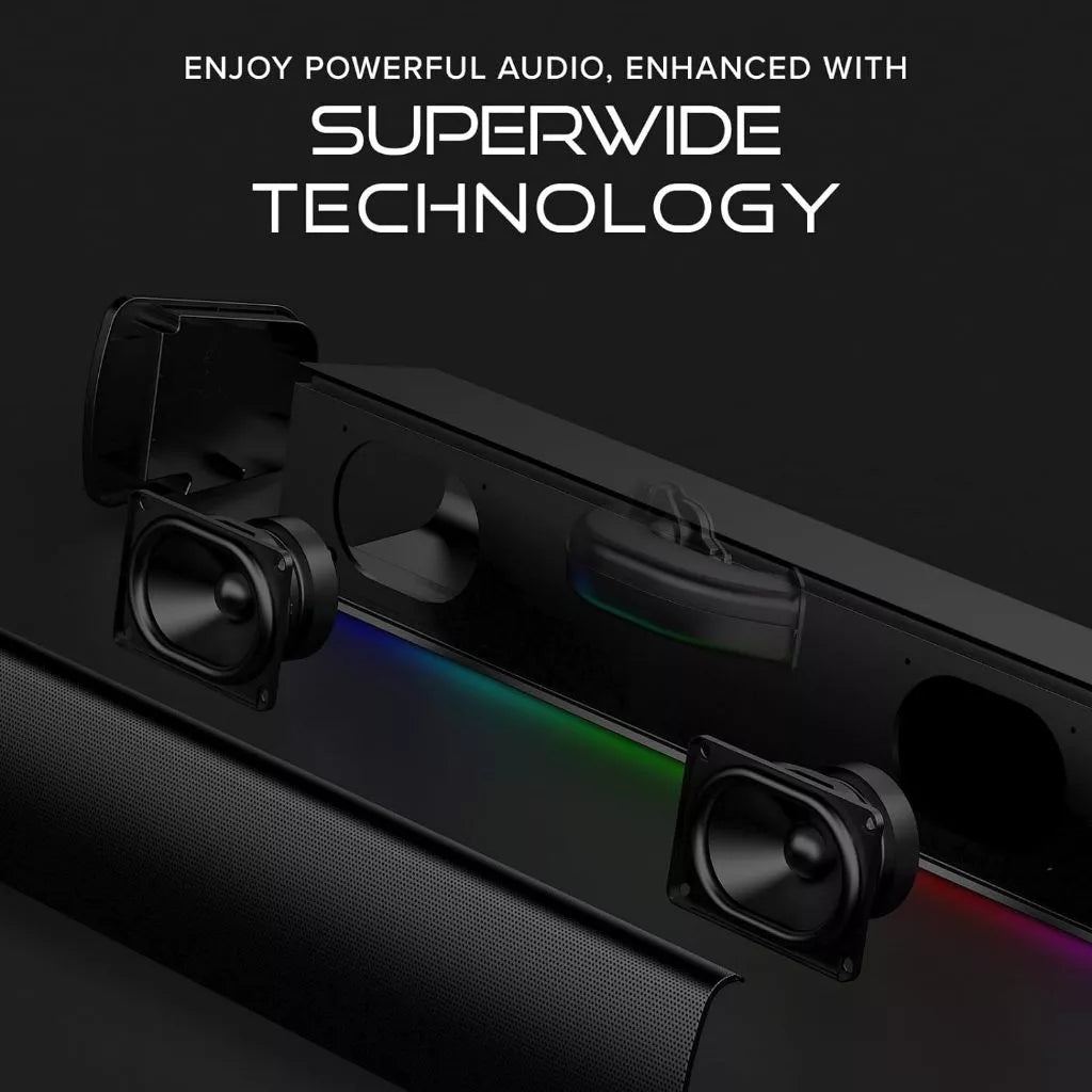 Creative Sound Blaster GS3 Compact RGB Gaming Soundbar