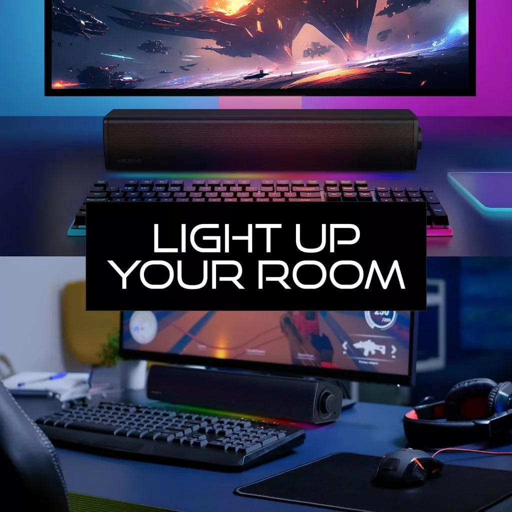 Creative Sound Blaster GS3 Compact RGB Gaming Soundbar
