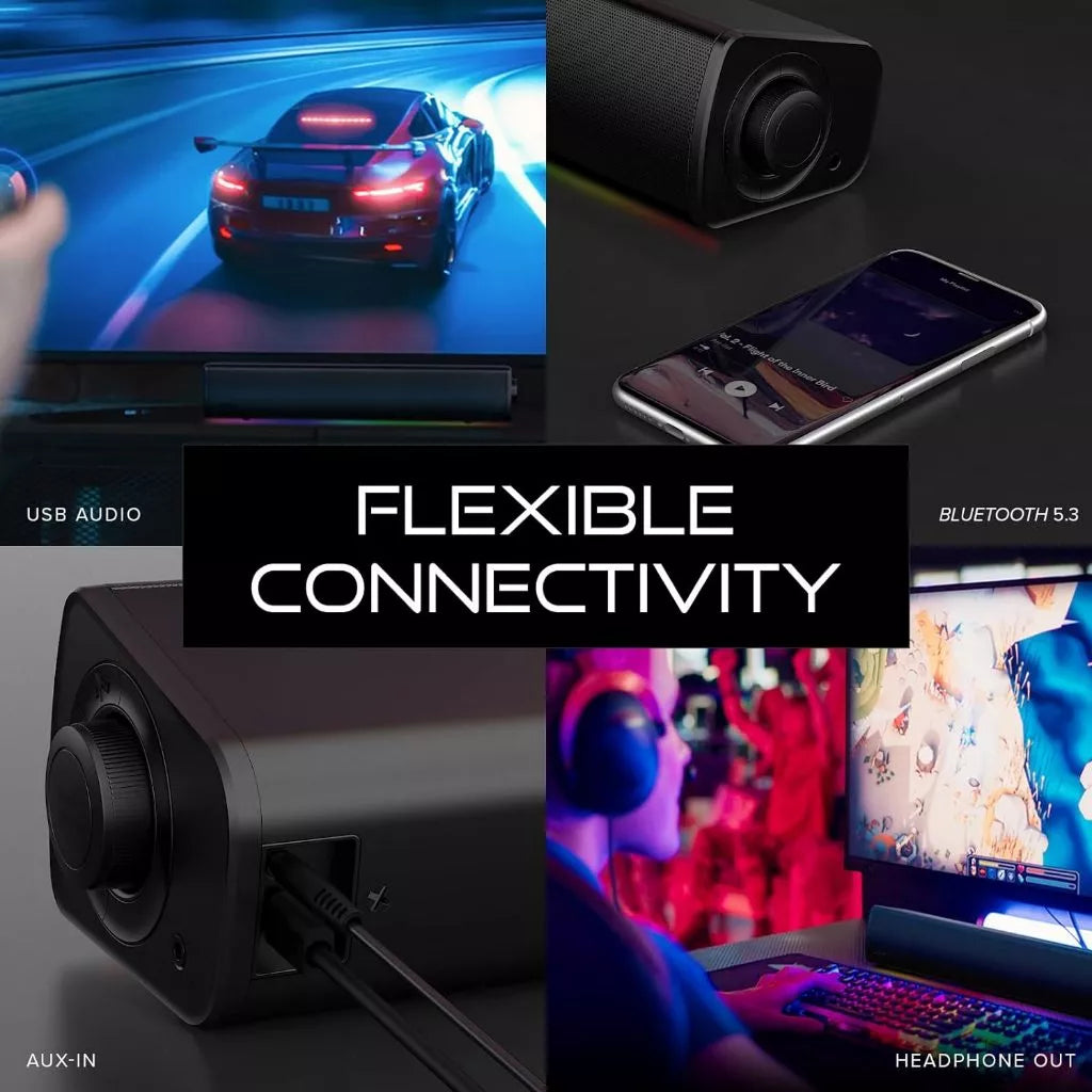 Creative Sound Blaster GS3 Compact RGB Gaming Soundbar