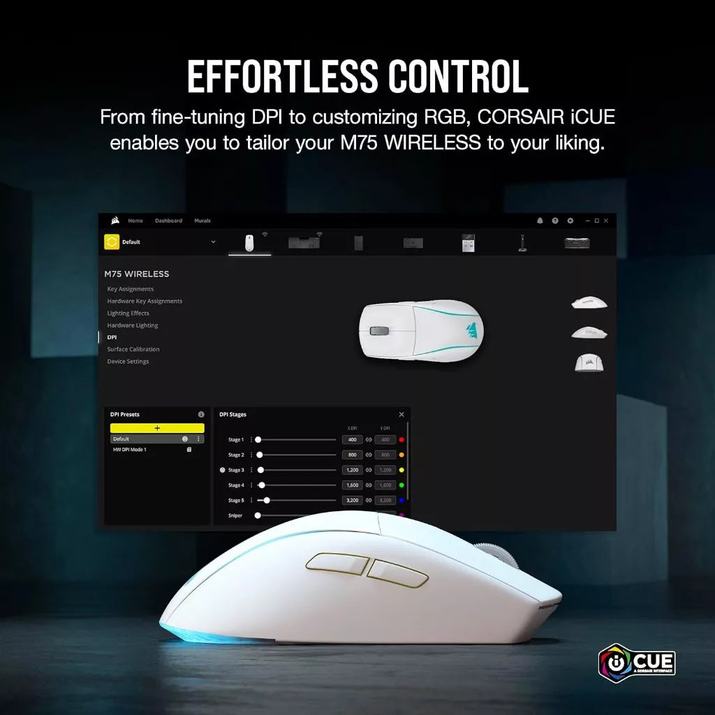 Corsair M75 RGB Wireless Gaming Mouse