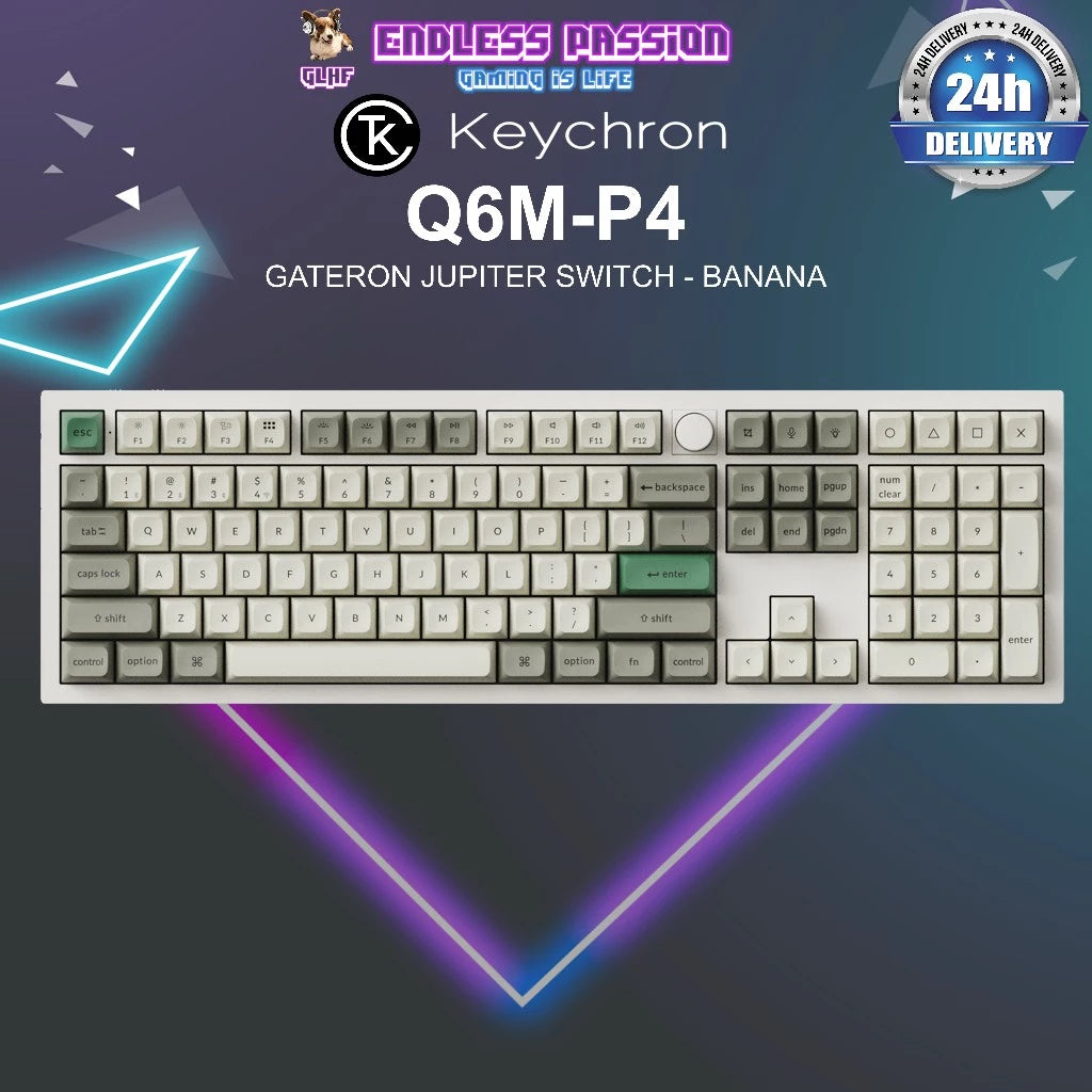 Keychron Q6 Max QMK/VIA Wireless Custom Mechanical Keyboard