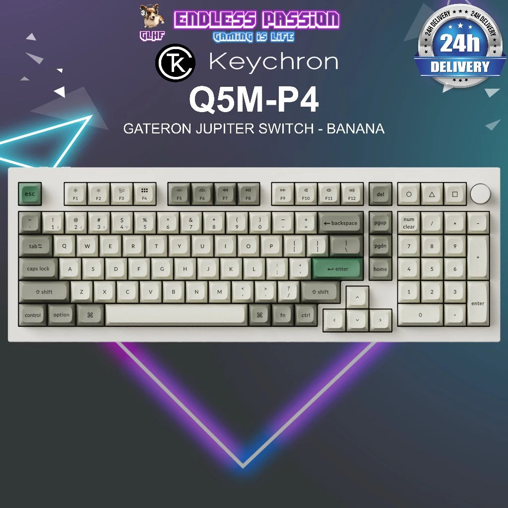 Keychron Q5 Max QMK/VIA Wireless Custom Mechanical Keyboard