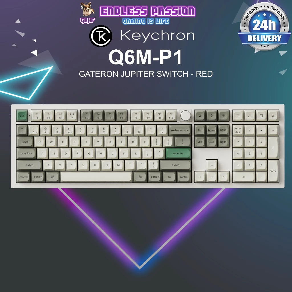 Keychron Q6 Max QMK/VIA Wireless Custom Mechanical Keyboard