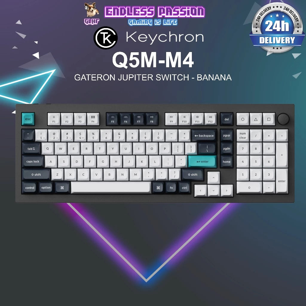Keychron Q5 Max QMK/VIA Wireless Custom Mechanical Keyboard