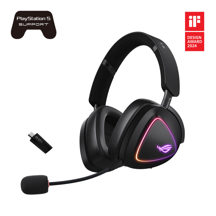 ASUS ROG Delta II Tri-Mode Dual Wireless Gaming Headset