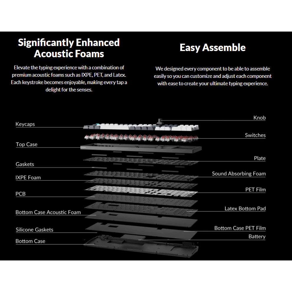 Keychron Q6 Max QMK/VIA Wireless Custom Mechanical Keyboard