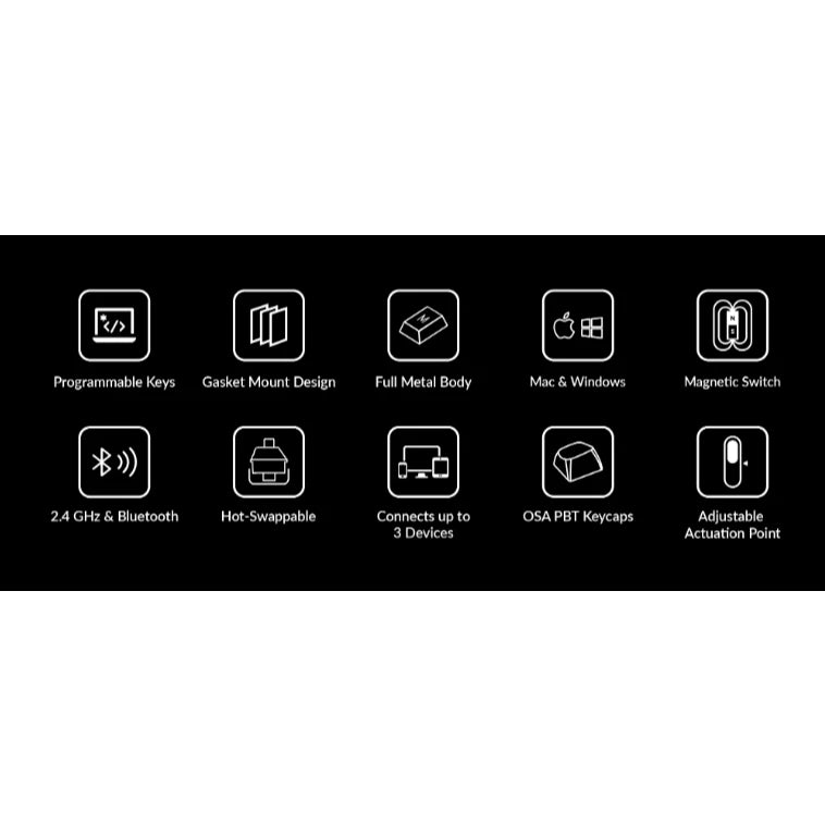 Keychron Q3 HE QMK Wireless Custom Keyboard