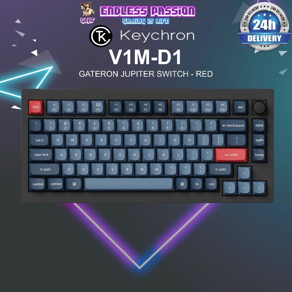 Keychron V1 Max QMK/VIA Wireless Custom Mechanical Keyboard