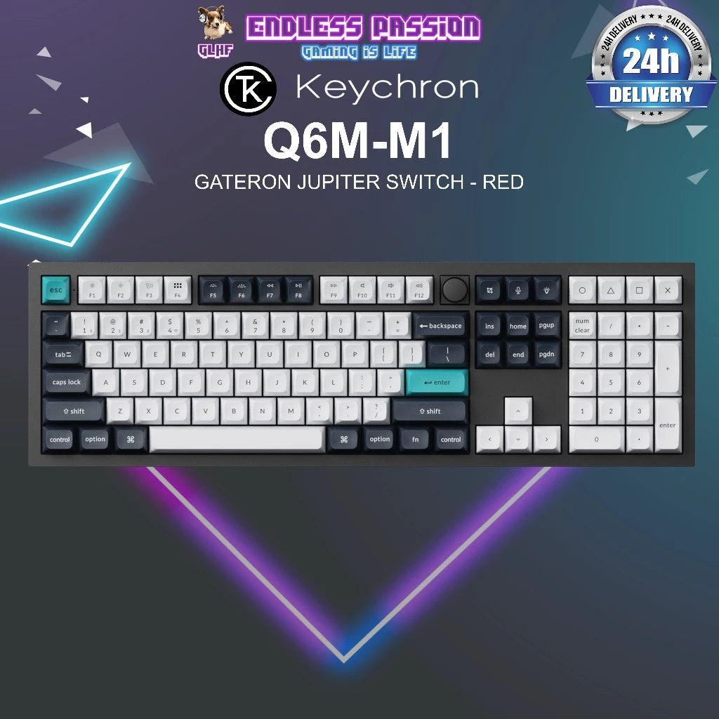 Keychron Q6 Max QMK/VIA Wireless Custom Mechanical Keyboard