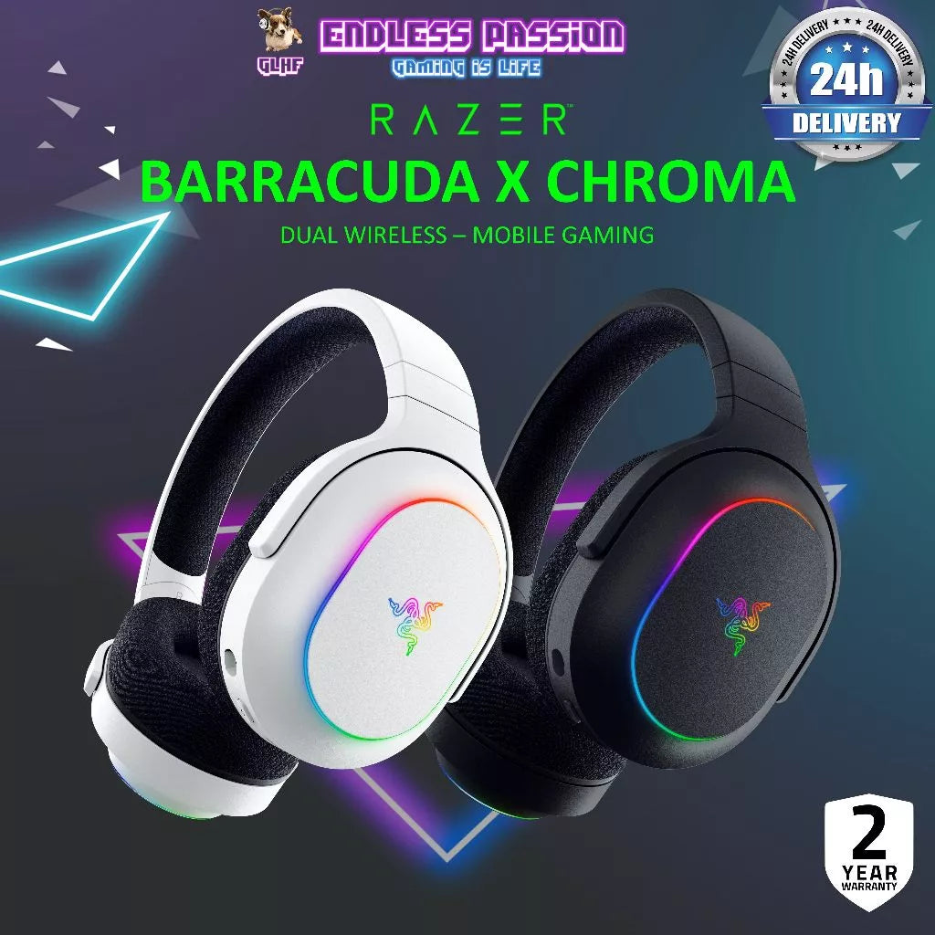 Razer Barracuda X Chroma - Wireless Multi-Platform Gaming and Mobile Headset