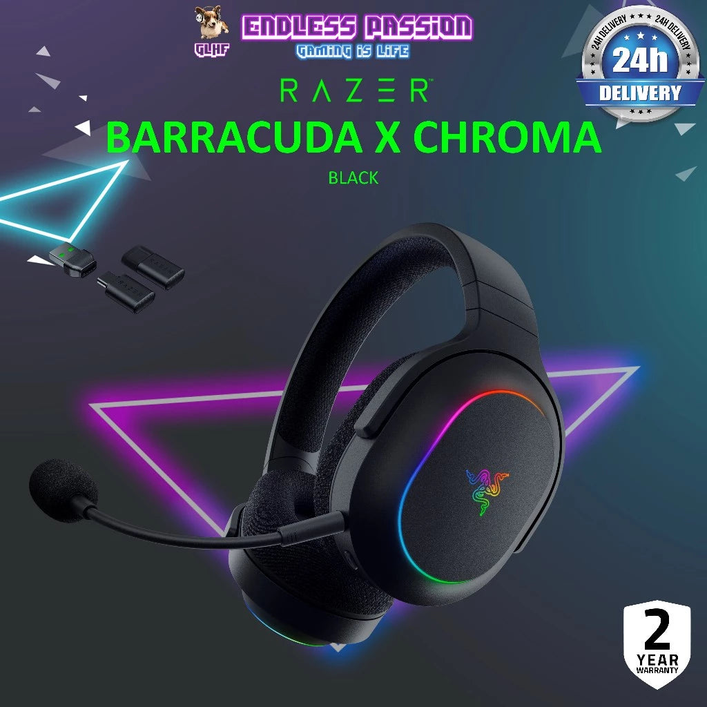 Razer Barracuda X Chroma - Wireless Multi-Platform Gaming and Mobile Headset
