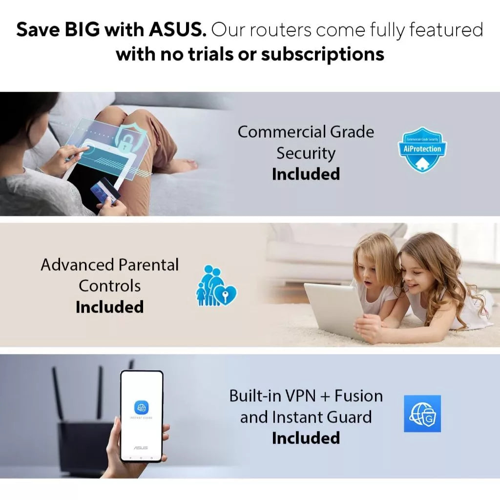 ASUS ZenWiFi BT10 Tri-Band WiFi 7 Mesh Router