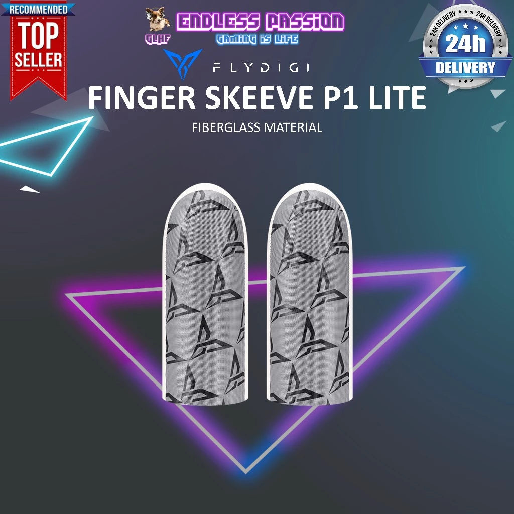 Flydigi P1 Lite Silver-Cloth Mobile Gaming Finger Sleeve