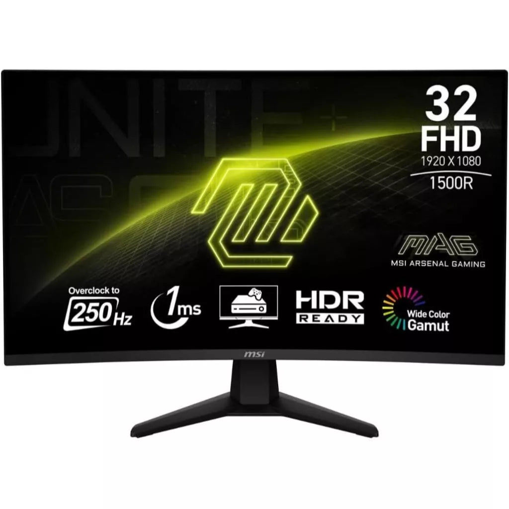 MSI MAG 32C6X 31.5" FHD VA 250Hz 1ms Gaming Monitor