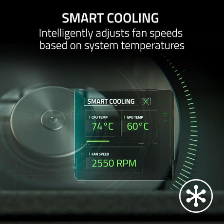 Razer Ergonomic Laptop Cooling Pad - Premium Cooling Solution for Gaming & Professional use