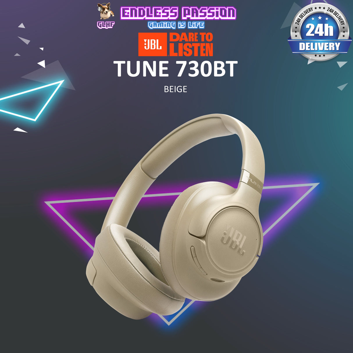 JBL Tune730 BT Over-Ear Wireless Headphone