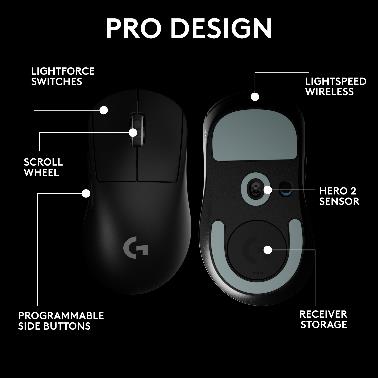 Logitech G Pro X Superlight 2 DEX Wireless Gaming Mouse