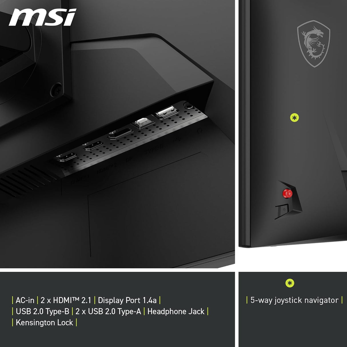 MSI MAG 272URDF E16 27" 3840x2160 UHD Rapid IPS 160Hz 0.5ms (GTG, Min.)