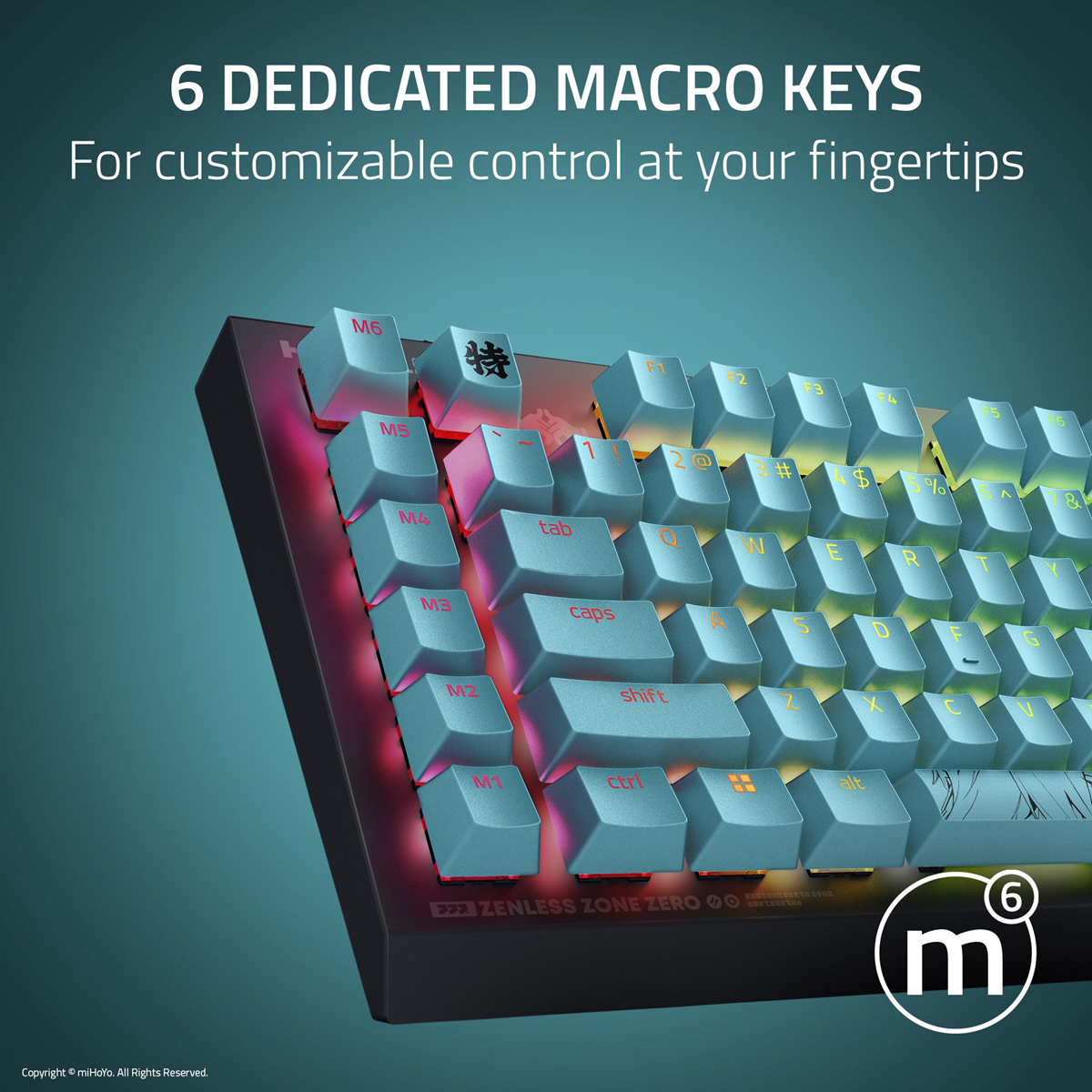 Razer BlackWidow V4 X Zenless Zone Zero Edition - Mechanical Gaming Keyboard