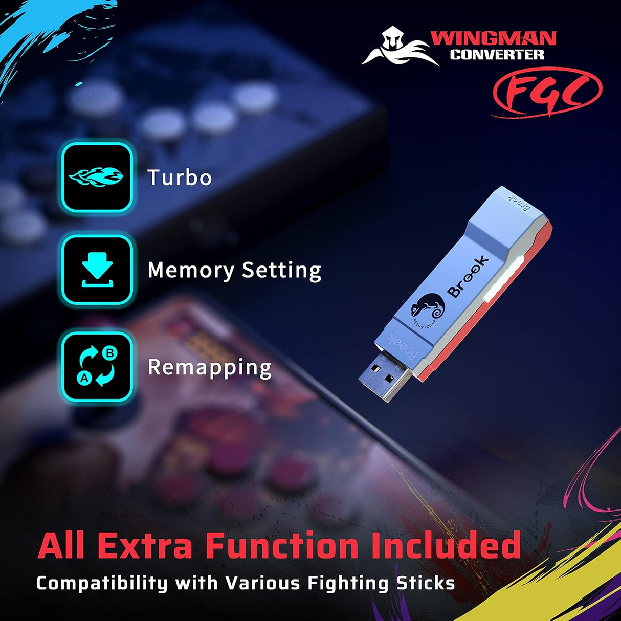 Brook Wingman FGC2 PS5 Converter