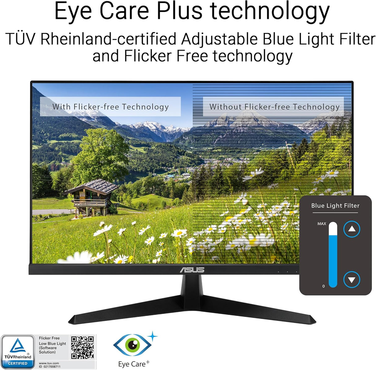 ASUS VY249HGR Eye Care Gaming Monitor