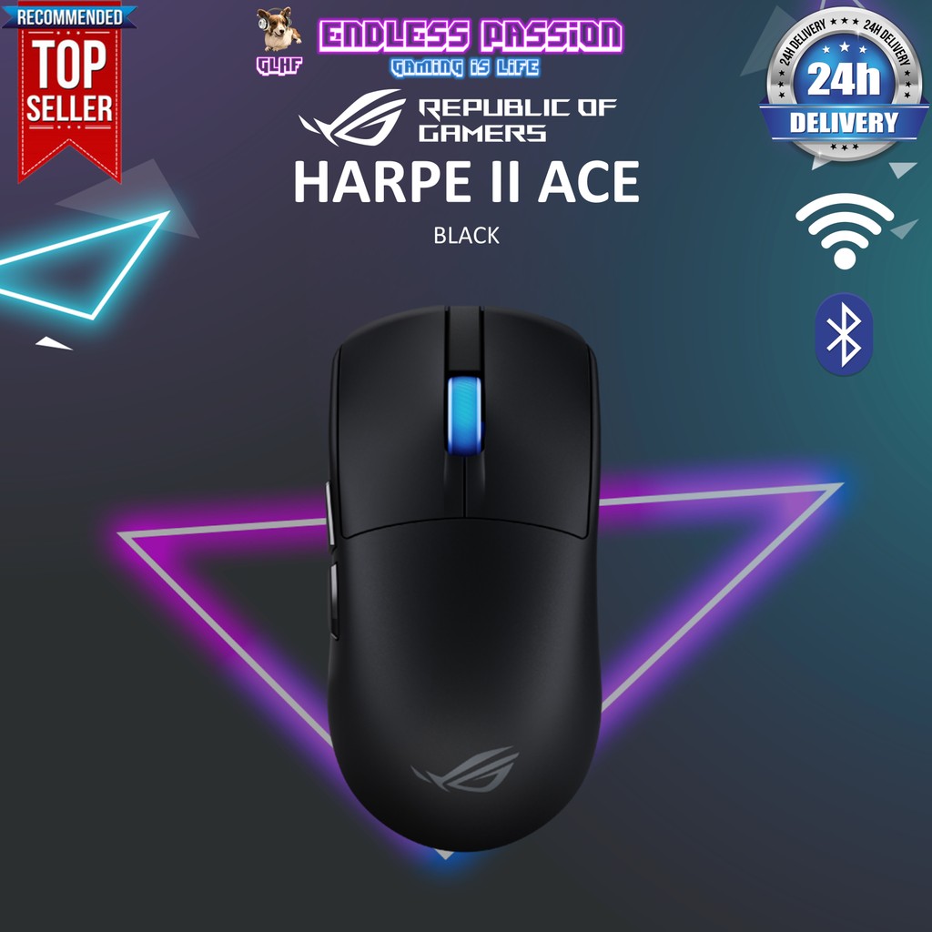ASUS ROG Harpe II Ace Wireless Gaming Mouse