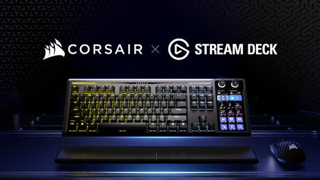 CORSAIR Introduces First Gaming Keyboard with Built-In Stream Deck Controller