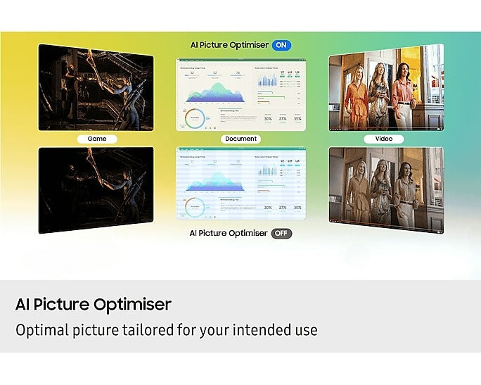 Samsung Smart M7 M70F 43" 4K VA Display Monitor - LS43FM702UEXXS