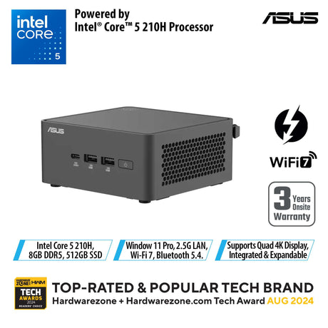 ASUS NUC 15 PRO TALL C5-210H AI-Enabled Gaming Mini PC