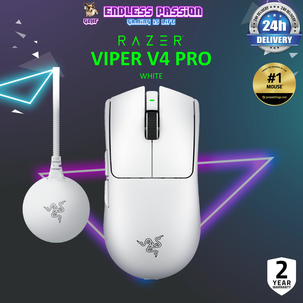 Razer Viper V4 Pro - Wireless Esports Gaming Mouse
