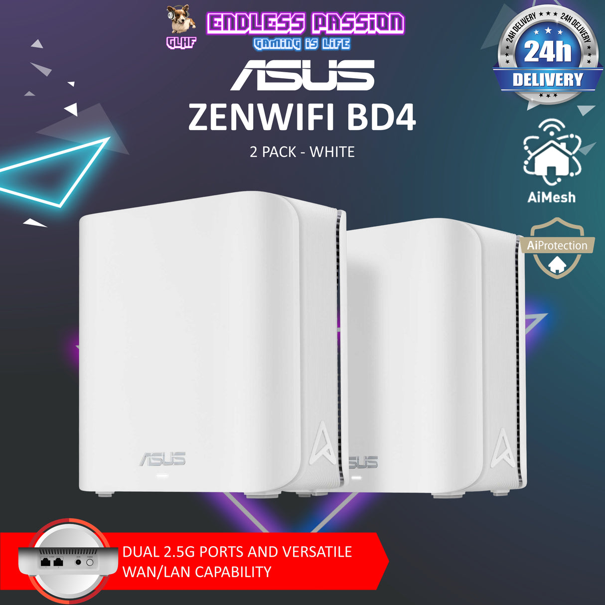ASUS ZenWiFi BD4 Dual Band WiFi 7 Mesh