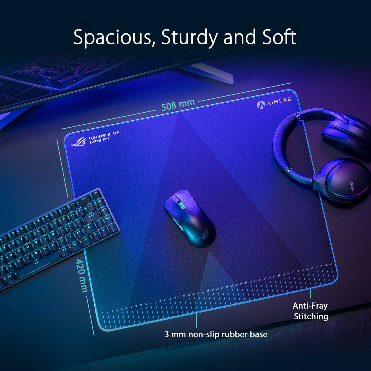 Asus ROG Hone Ace Aim Lab Edition Gaming Mouse Pad