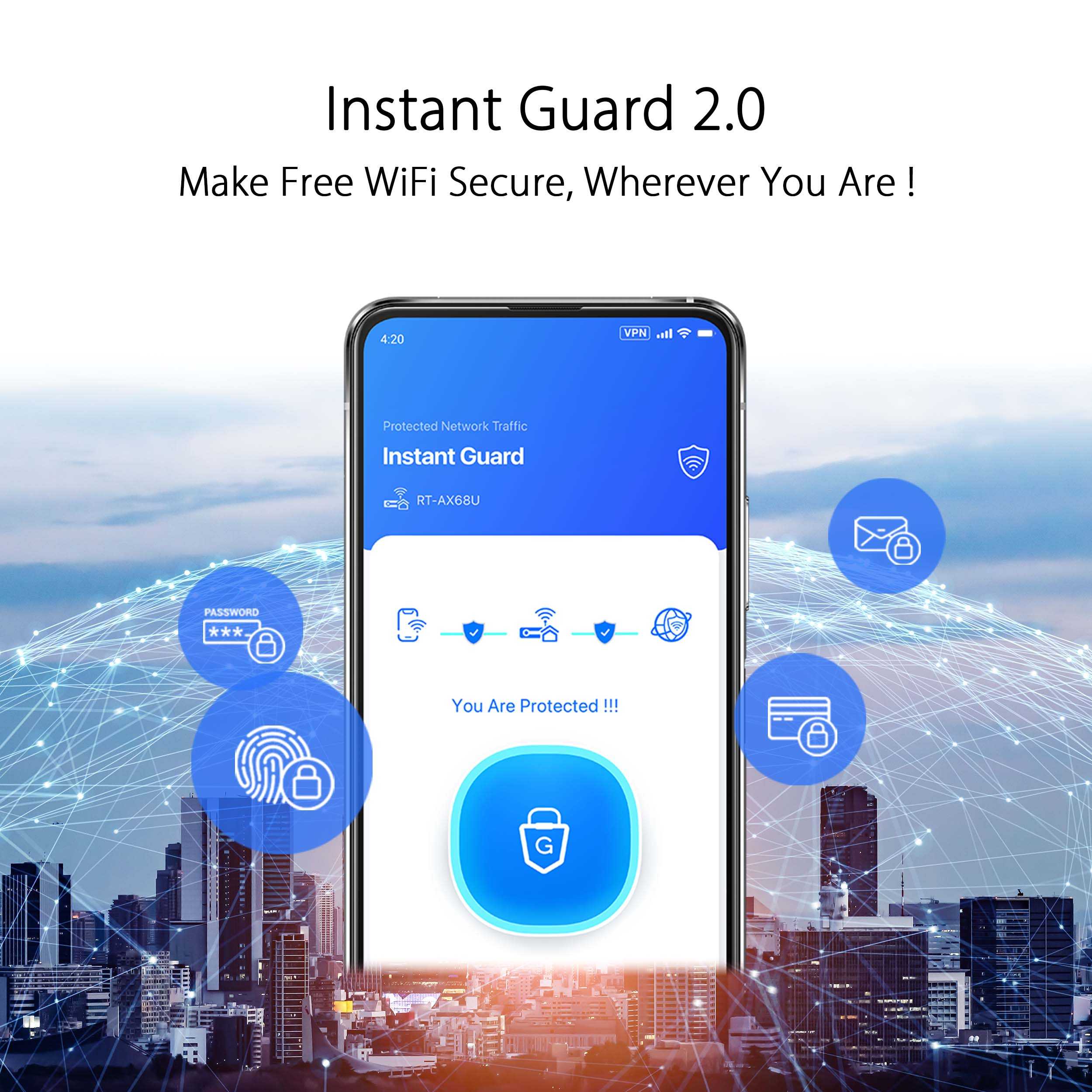 ASUS RT-AX5400 AX5400 Dual Band WiFi 6 (802.11ax) Extendable
