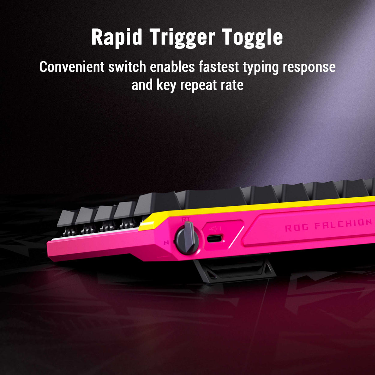 ASUS ROG Falchion Ace HFX ZywOo Edition 65% Wired Gaming Keyboard - ROG HFX Magnetic Switch