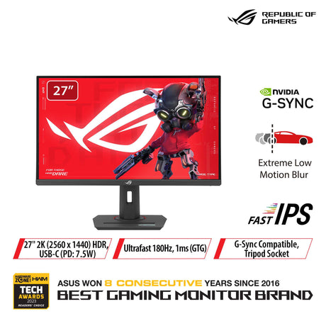 ASUS ROG Strix XG27ACS USB Type-C Gaming Monitor