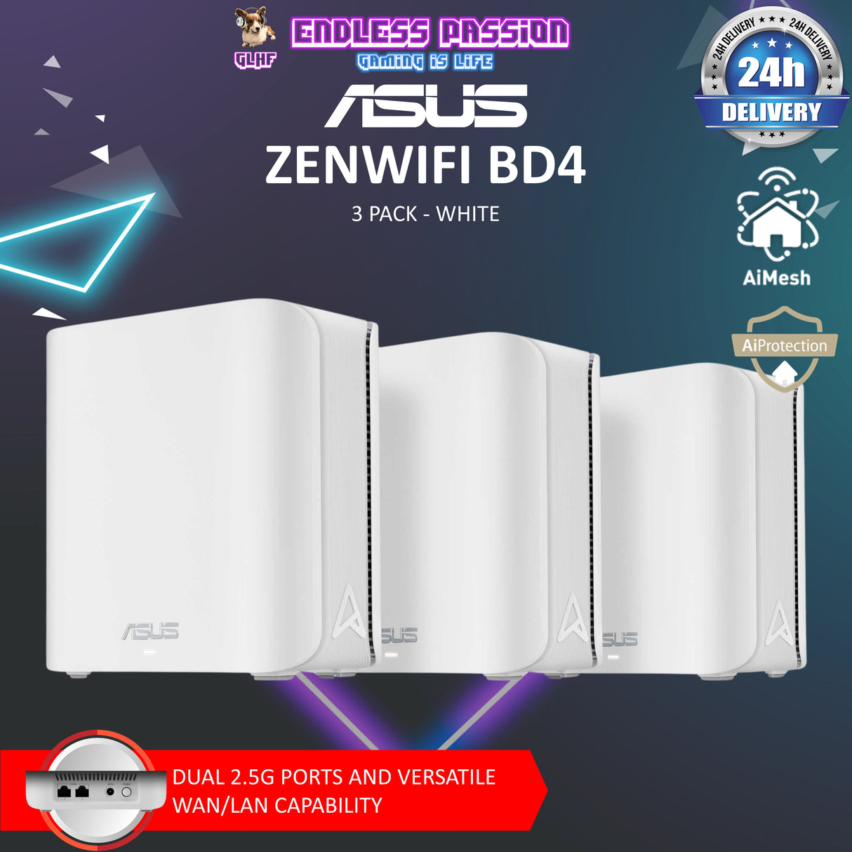 ASUS ZenWiFi BD4 Dual Band WiFi 7 Mesh