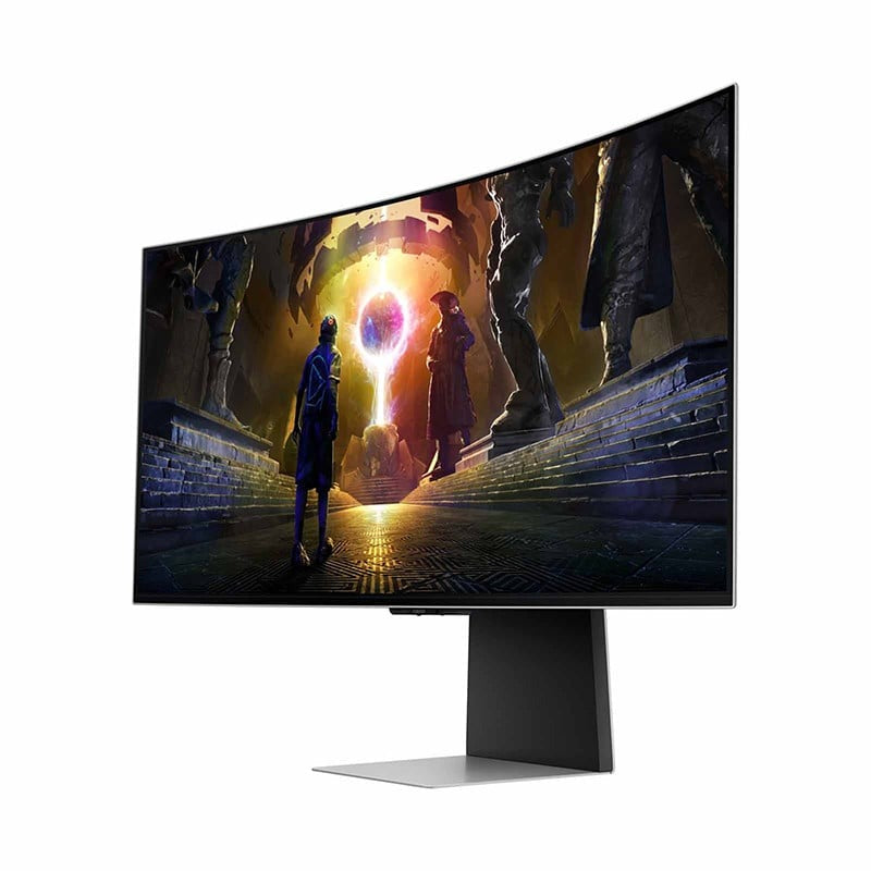 Samsung Odyssey G8 G85SD 34" WQHD Curved OLED Display Gaming Monitor - LS34DG850SEXXS