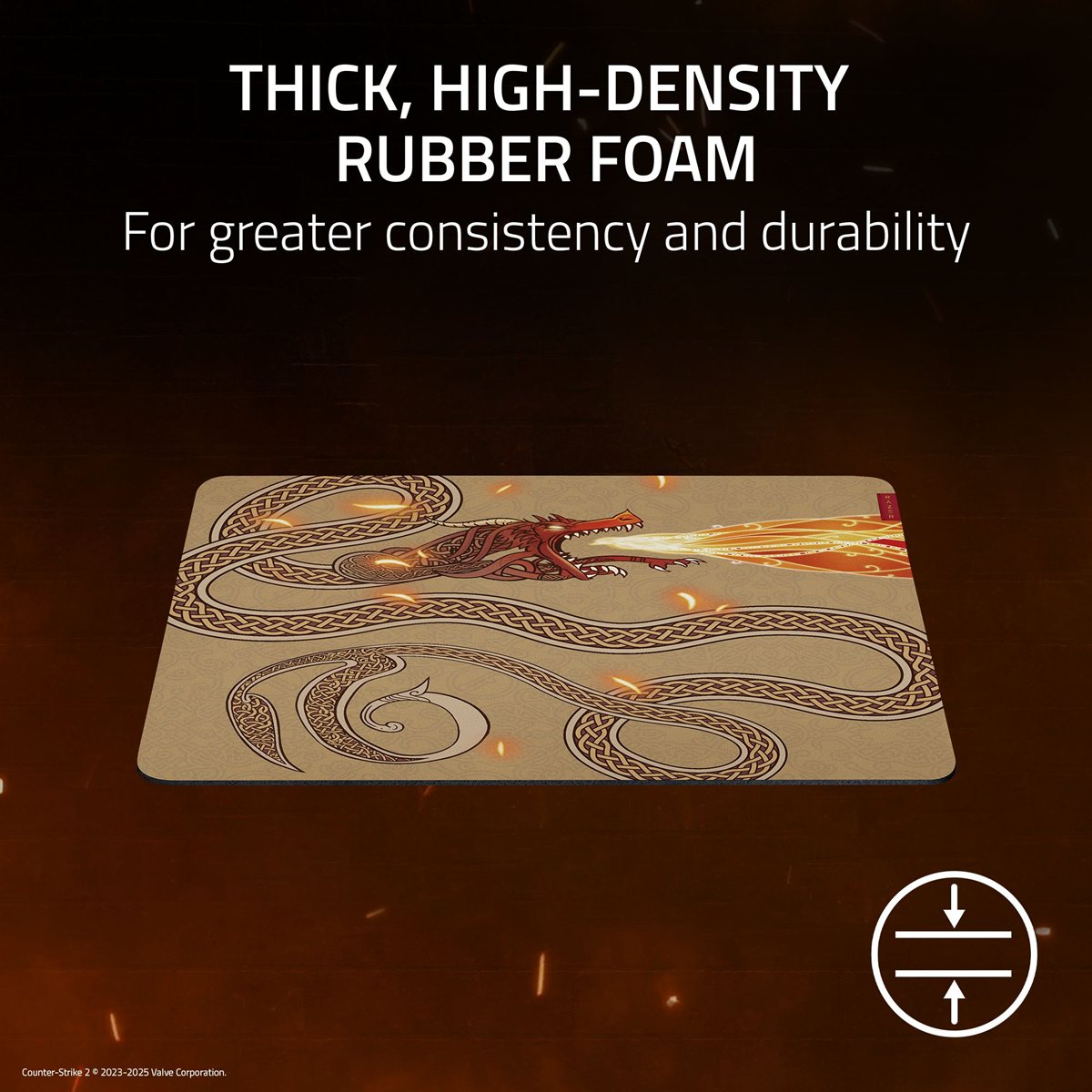 Razer Gigantus V2 - Soft Gaming Mouse Mat - Large - Counter-Strike 2 Edition - FRML Packaging