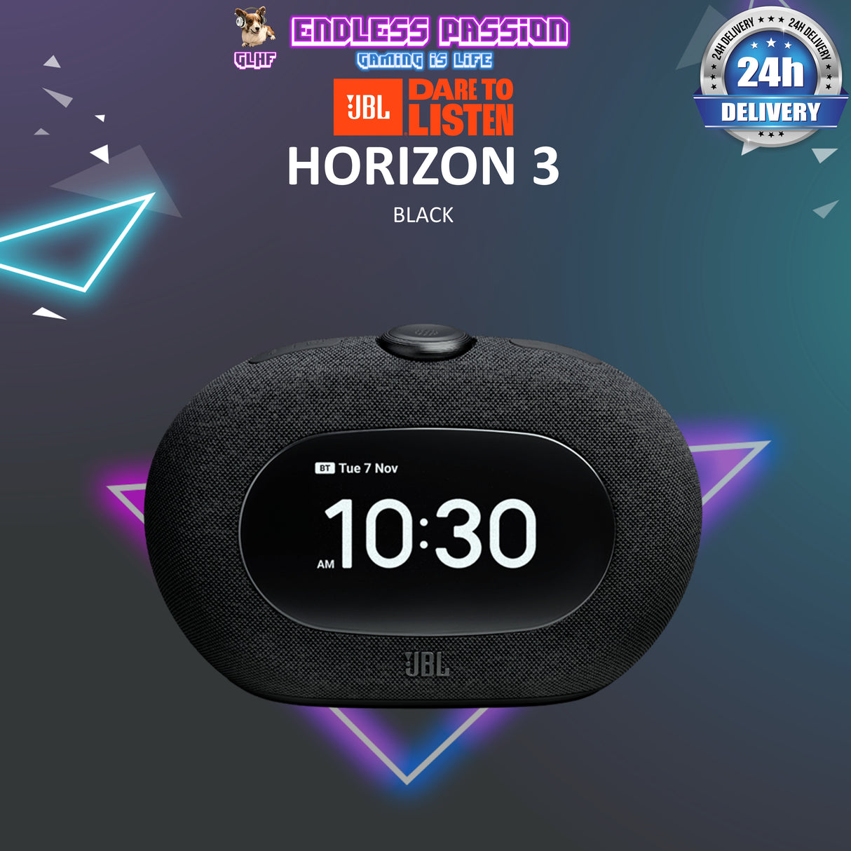 JBL Horizon 3 Bluetooth Clock Radio Speaker