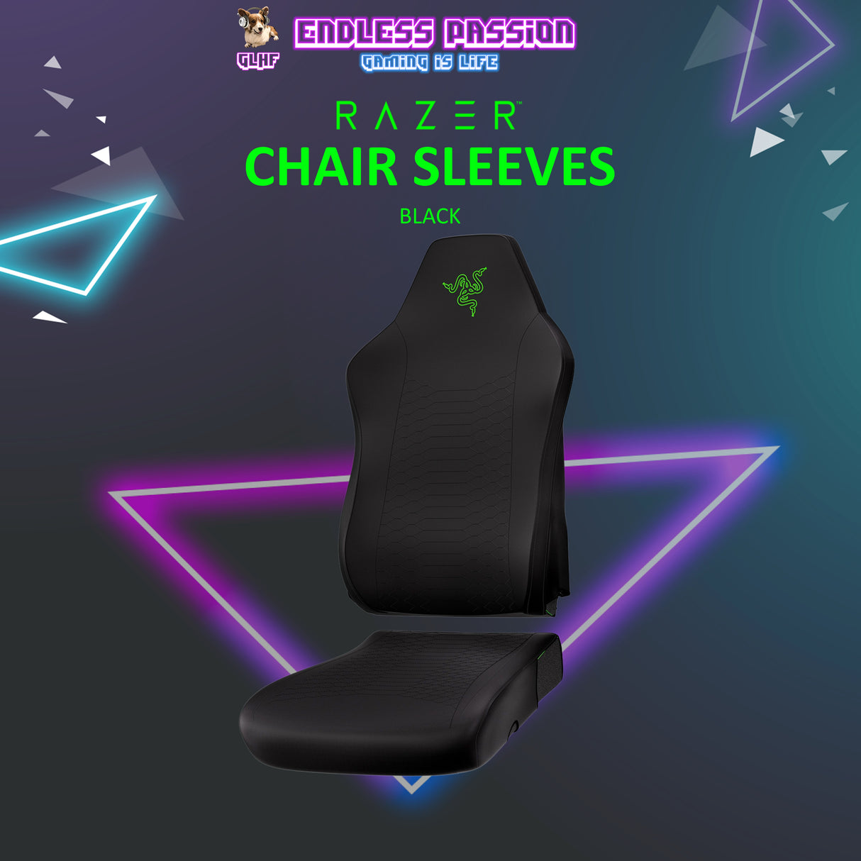 Razer Gaming Chair Sleeves - Designed for Iskur V2 X