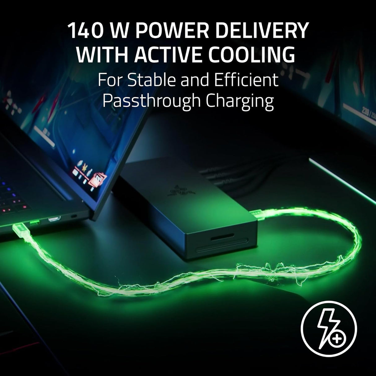 Razer Thunderbolt™ 5 Dock USB HUB – Chroma (RGB) - High-Speed Data & Charging