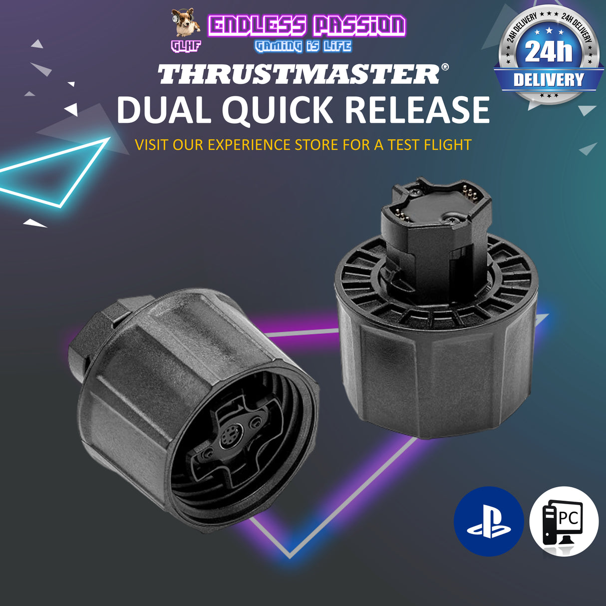 Thrustmaster Dual Quick Release Adapter (T818 & T598) -  4060295