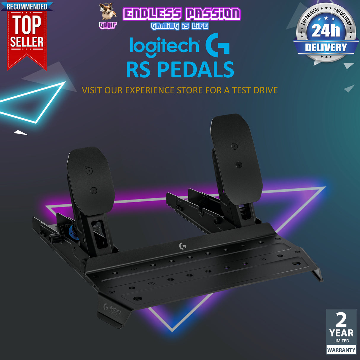 Logitech G RS Load Cell Pedals [PRE ORDER]