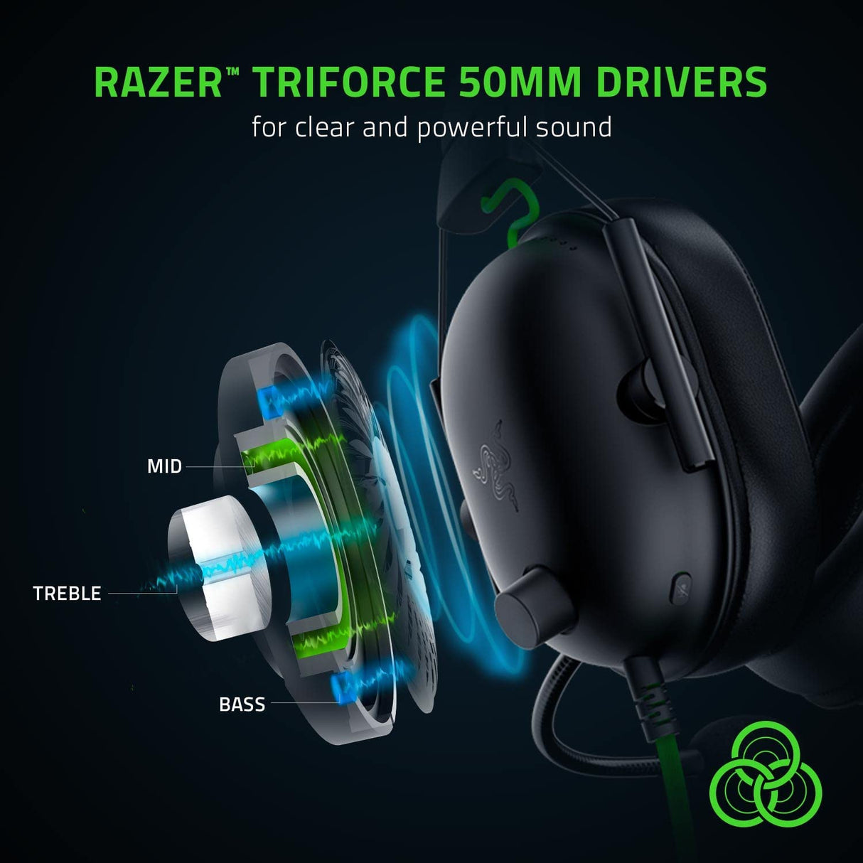 Razer BlackShark V2 X USB Wired Gaming Headset