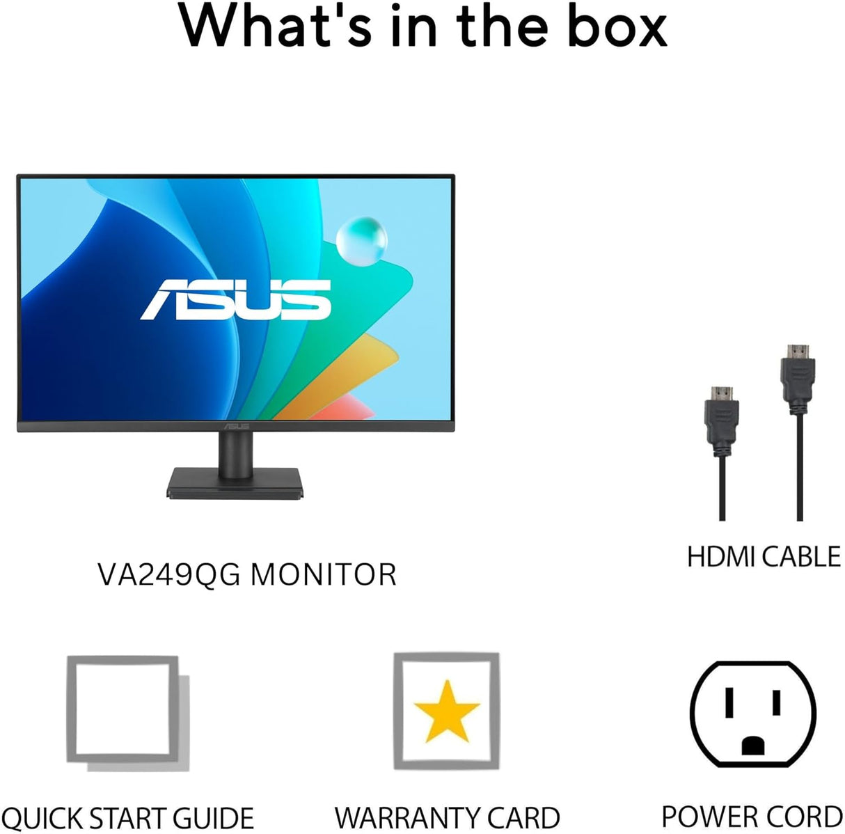 Asus VA249QG Eye Care Gaming Monitor - 24 Inch FHD 120Hz 1ms