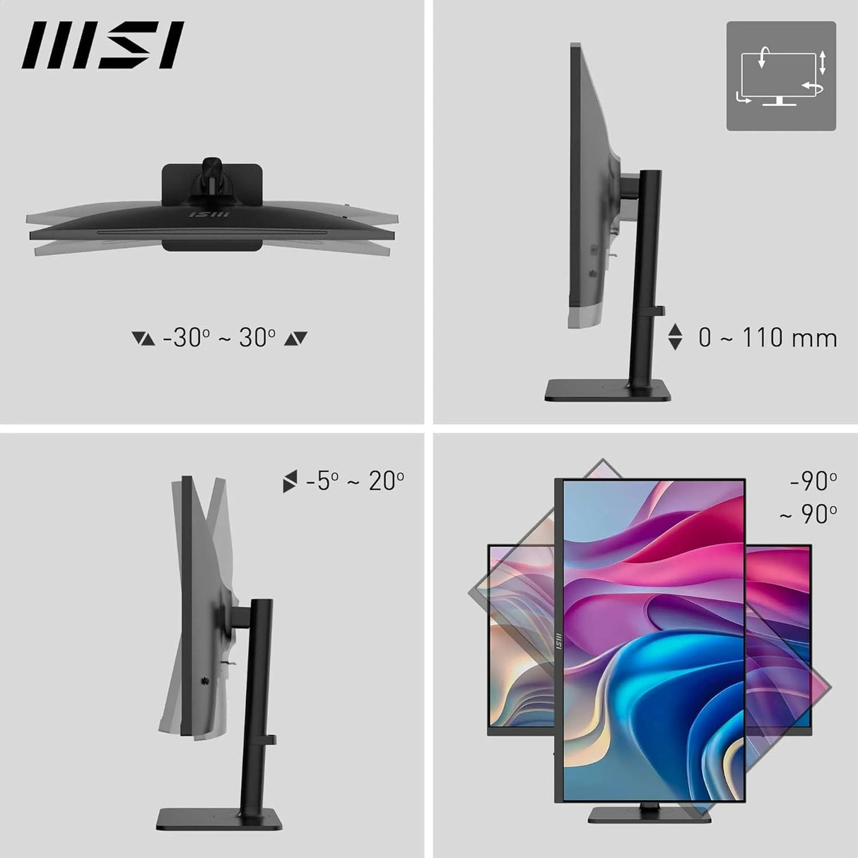 MSI Modern MD272UPHG Office Monitor
