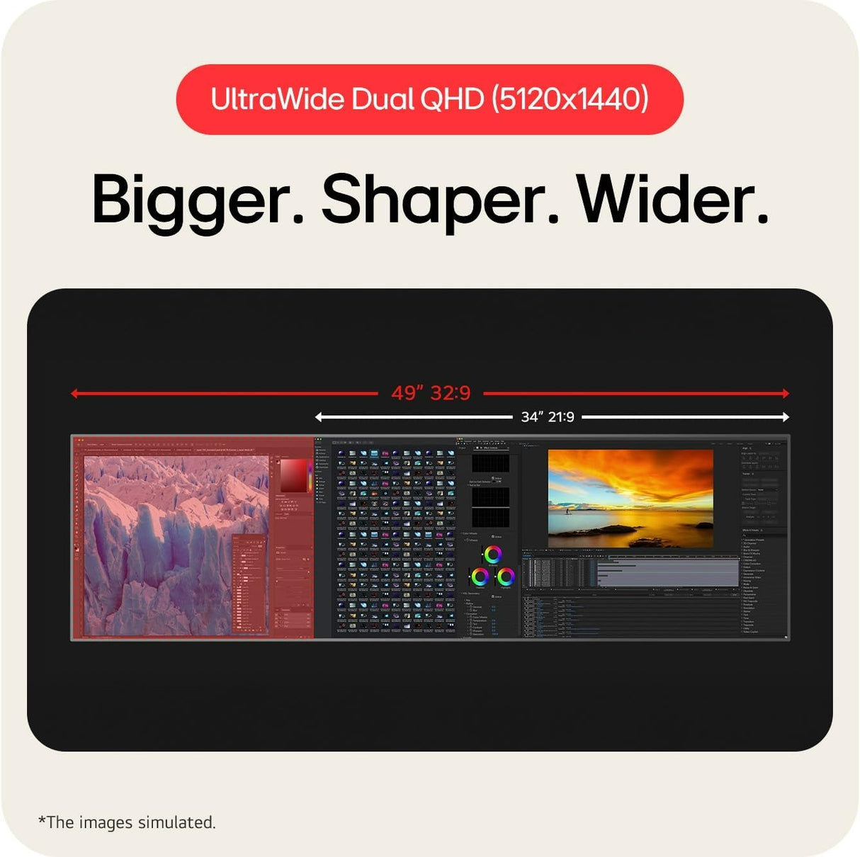 LG 49U950A-W — 49" UltraWide™ Dual QHD(5120x1440) Curved Nano IPS Display at 144Hz