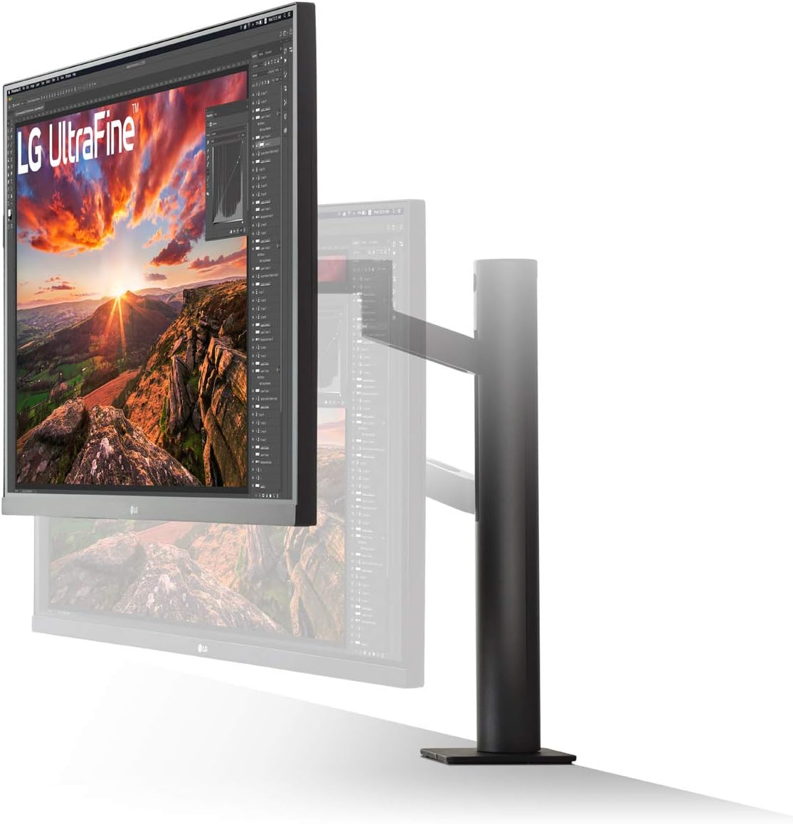 LG 32UN880K-B— 32" UHD 4K (3840x2160) IPS 60Hz Monitor with Ergo Stand